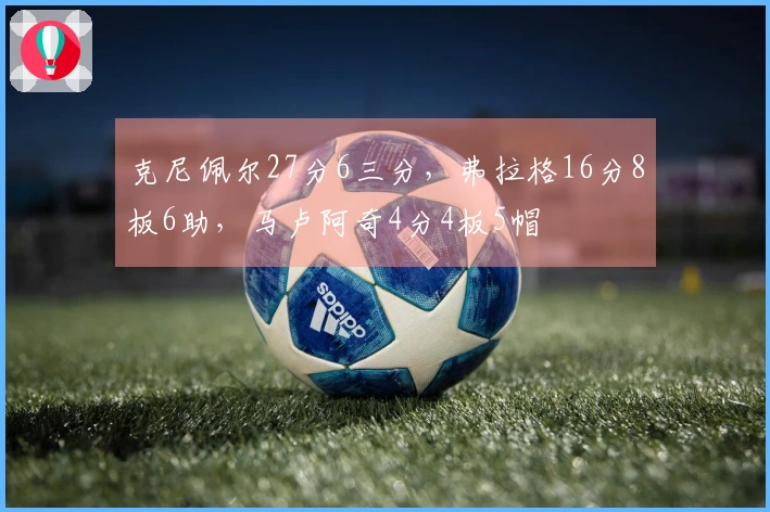 克尼佩尔27分6三分，弗拉格16分8板6助，马卢阿奇4分4板5帽